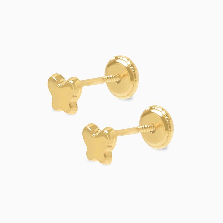 Aretes Aldo & Co | Aretes En Oro Amarillo De 18K Mariposa