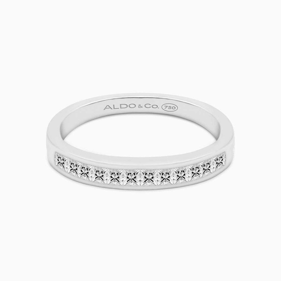 Anillos Aldo & Co | Anillo En Oro Blanco De 18K Con Brillantes