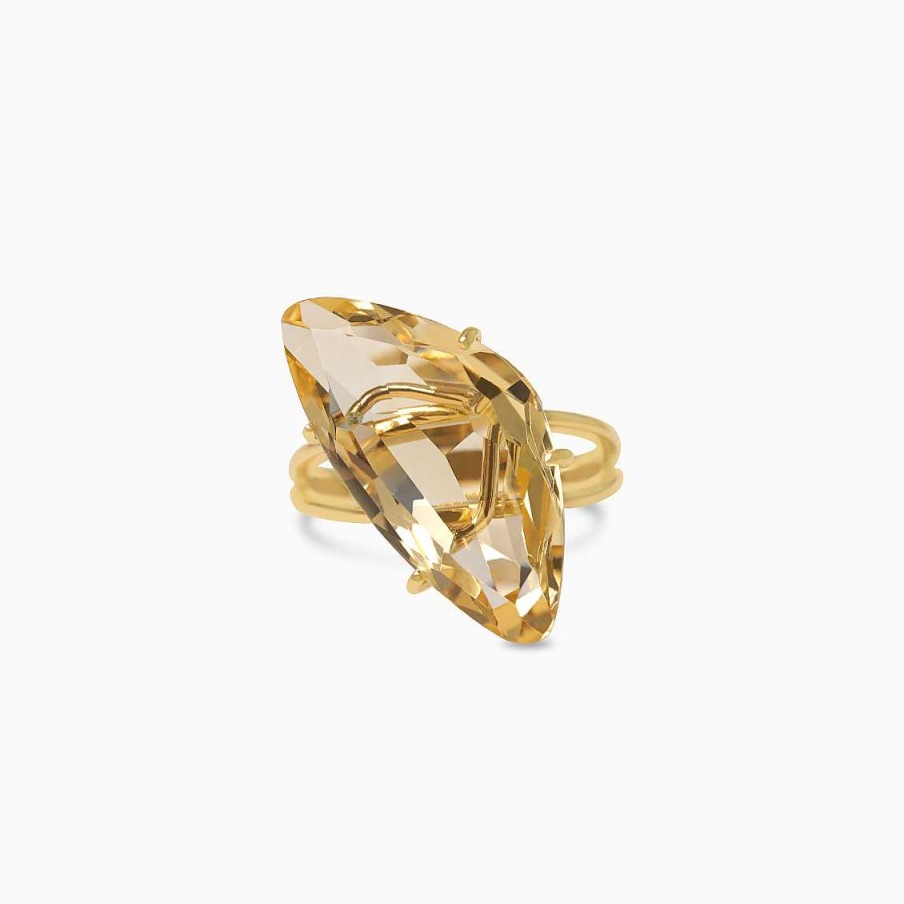 Anillos Aldo & Co | Anillo En Oro Amarillo De 18K Con Citrino