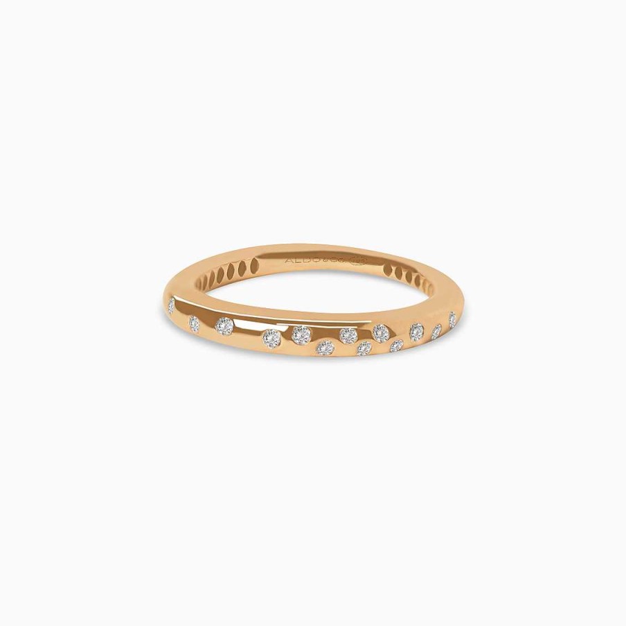 Anillos Aldo & Co | Anillo En Oro Rosado De 18K Con Brillantes