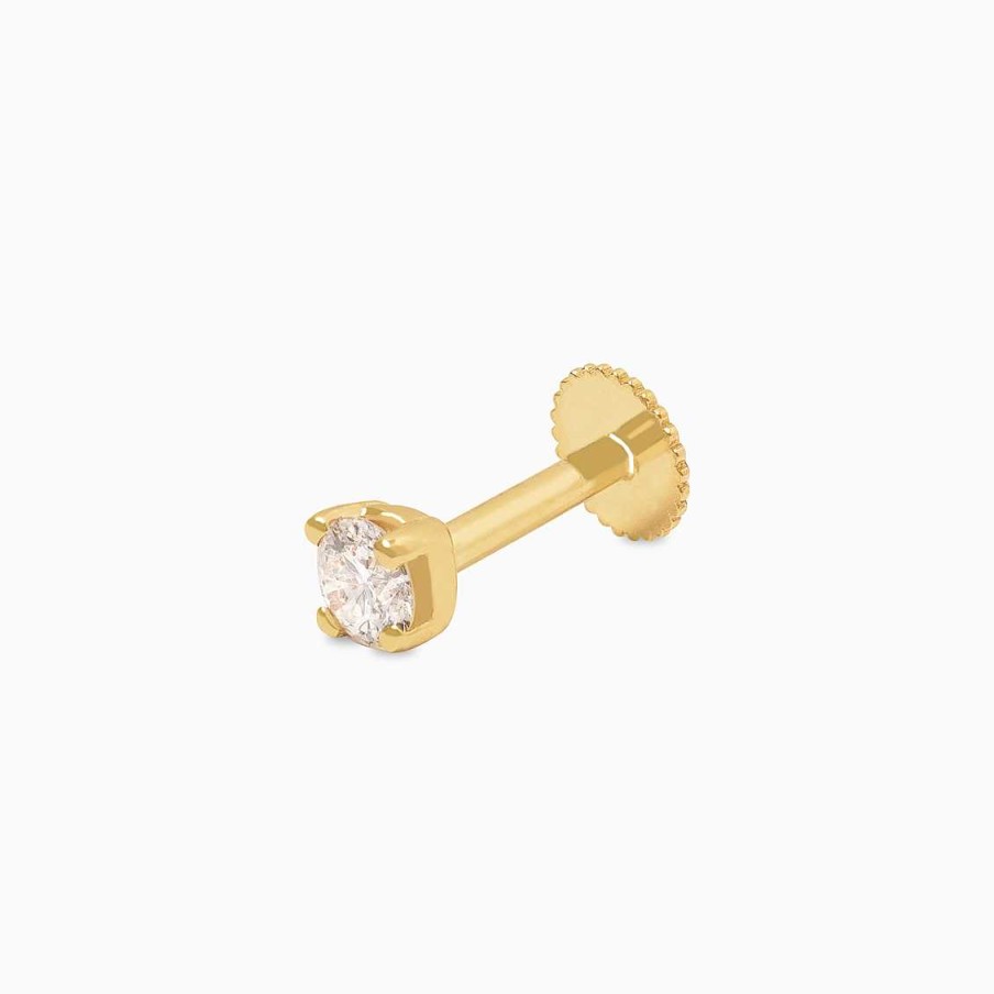 Piercings Aldo & Co | Piercing En Oro Amarillo De 18K Punto De Luz