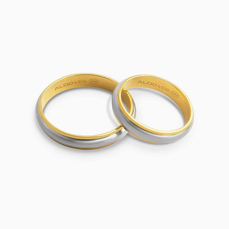 Aros De Matrimonio Aldo & Co | Alianzas En 2 Oros De 18K