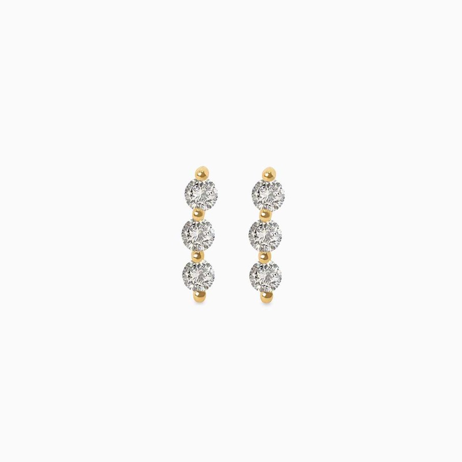 Aretes Aldo & Co | Aretes En Oro Amarillo De 18K Con Brillantes