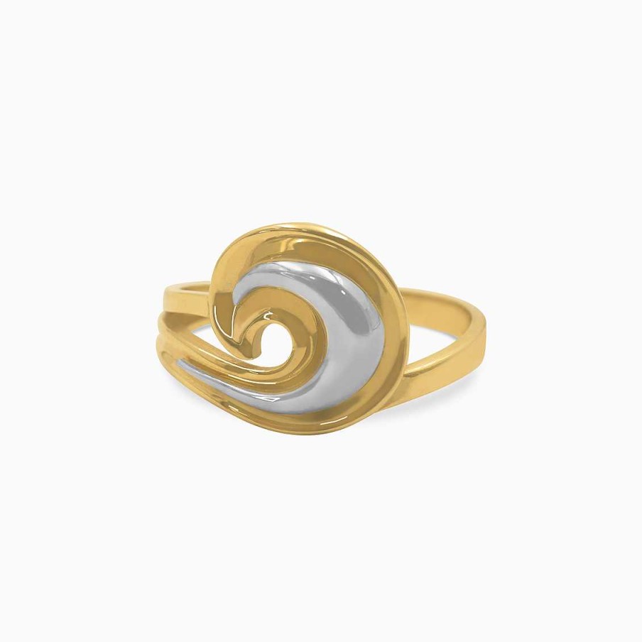 Anillos Aldo & Co | Anillo En 2 Oros De 18K Tipo Caracol