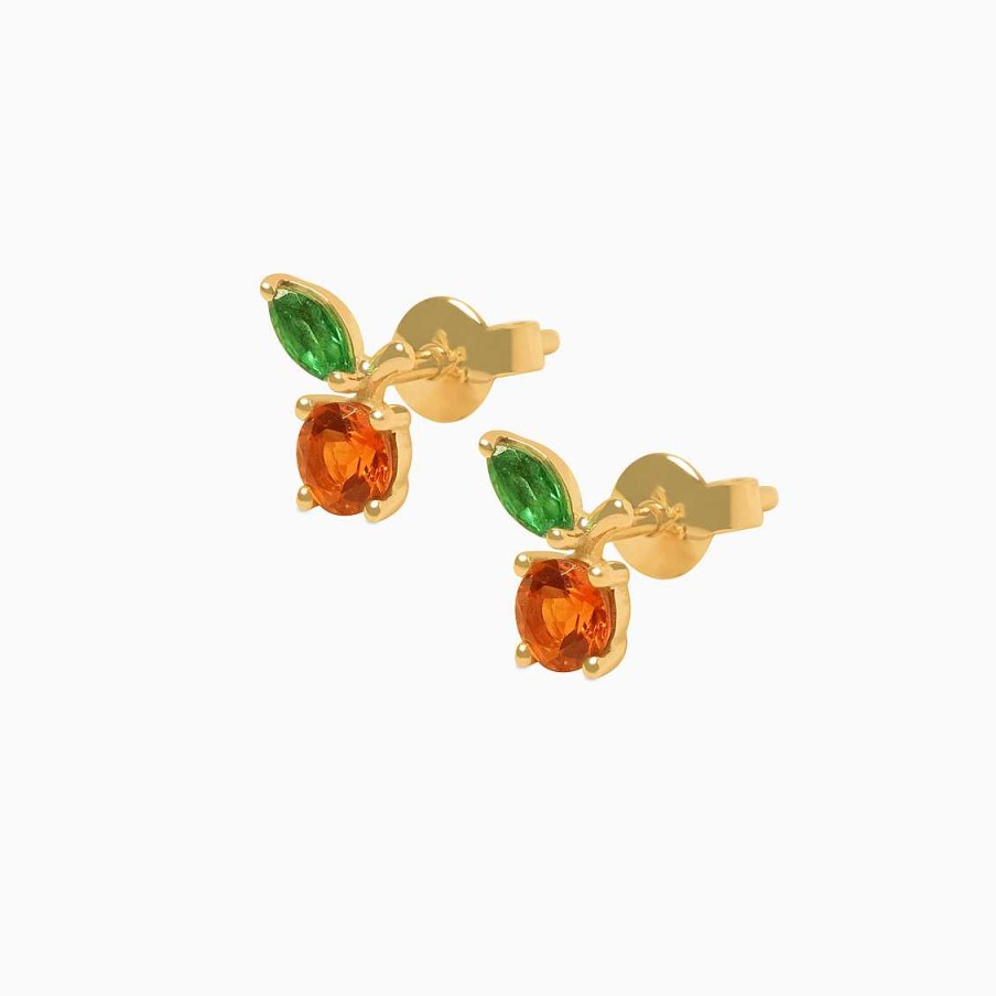 Aretes Aldo & Co | Aretes En Oro Amarillo De 18K Naranja