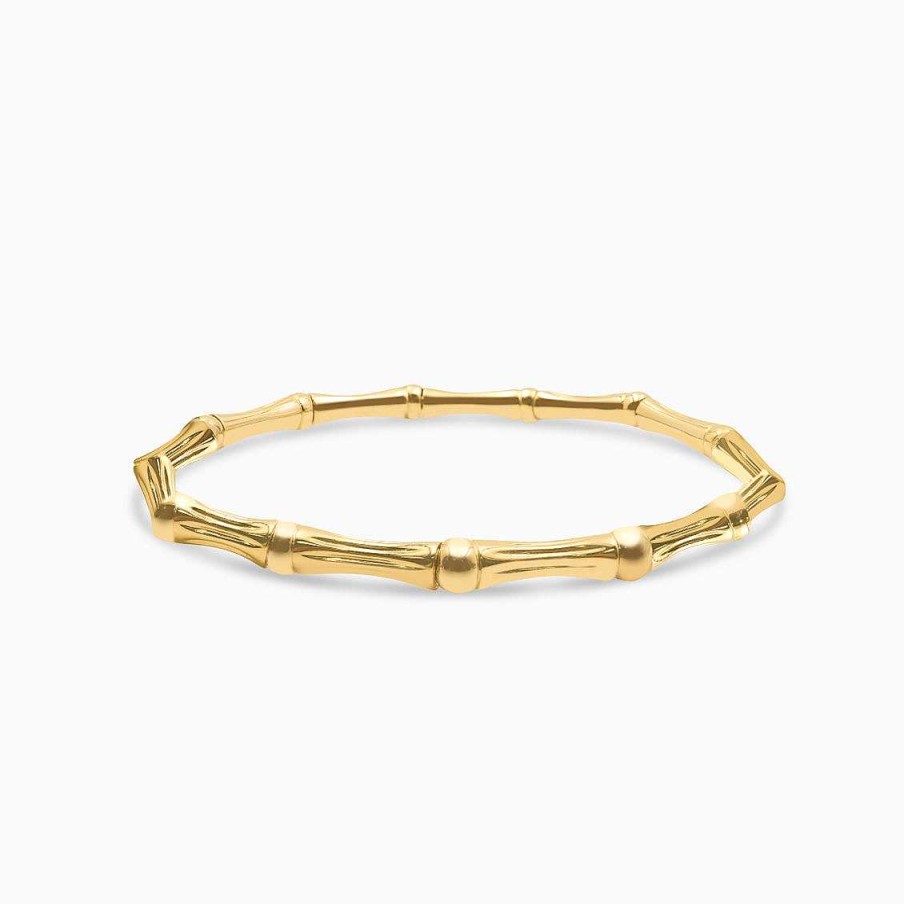 Pulseras Aldo & Co | Pulsera En Oro Amarillo De 18K El Stica Con Textura