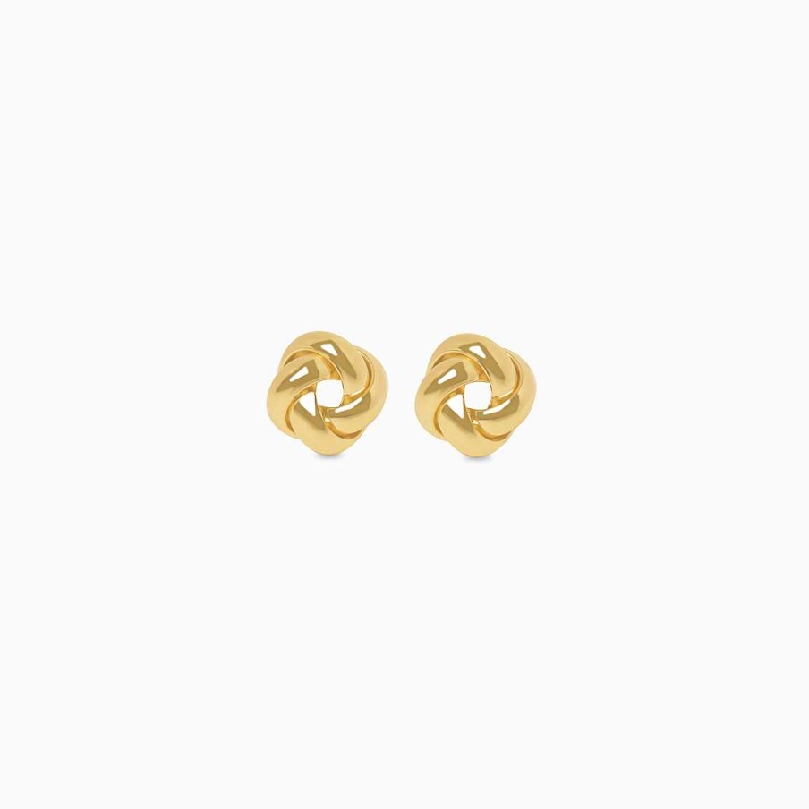 Aretes Aldo & Co | Aretes En Oro Amarillo De 18K En Forma De Nudo