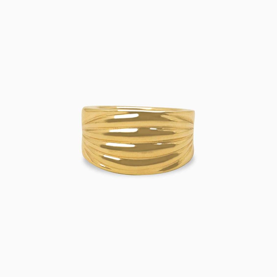 Anillos Aldo & Co | Anillo En Oro Amarillo De 18K Banda Ancha