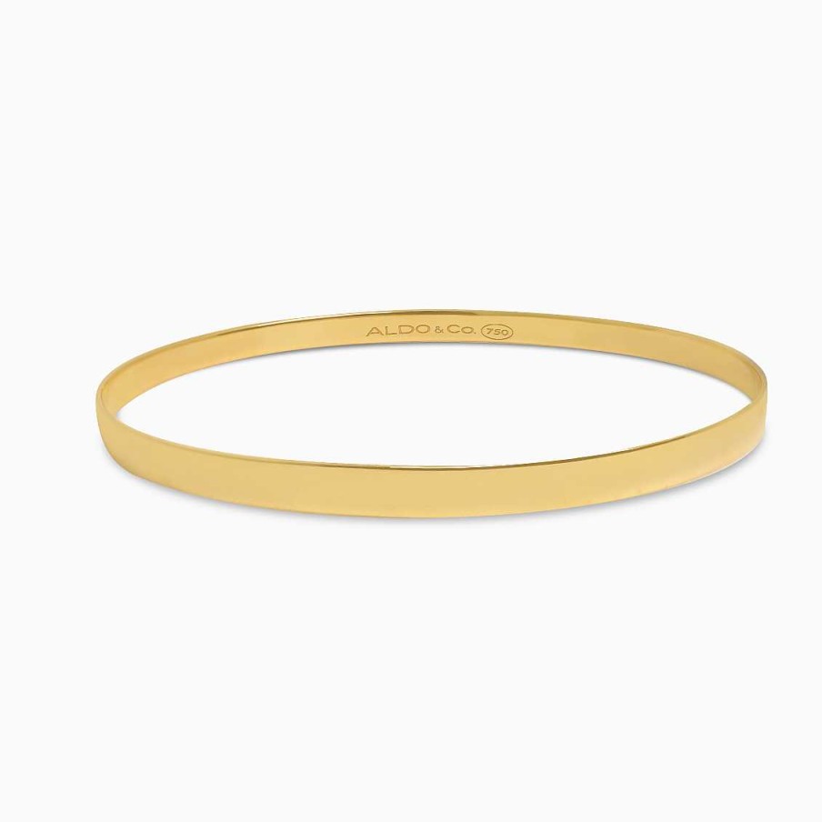 Pulseras Aldo & Co | Bangle En Oro Amarillo De 18K Cinta