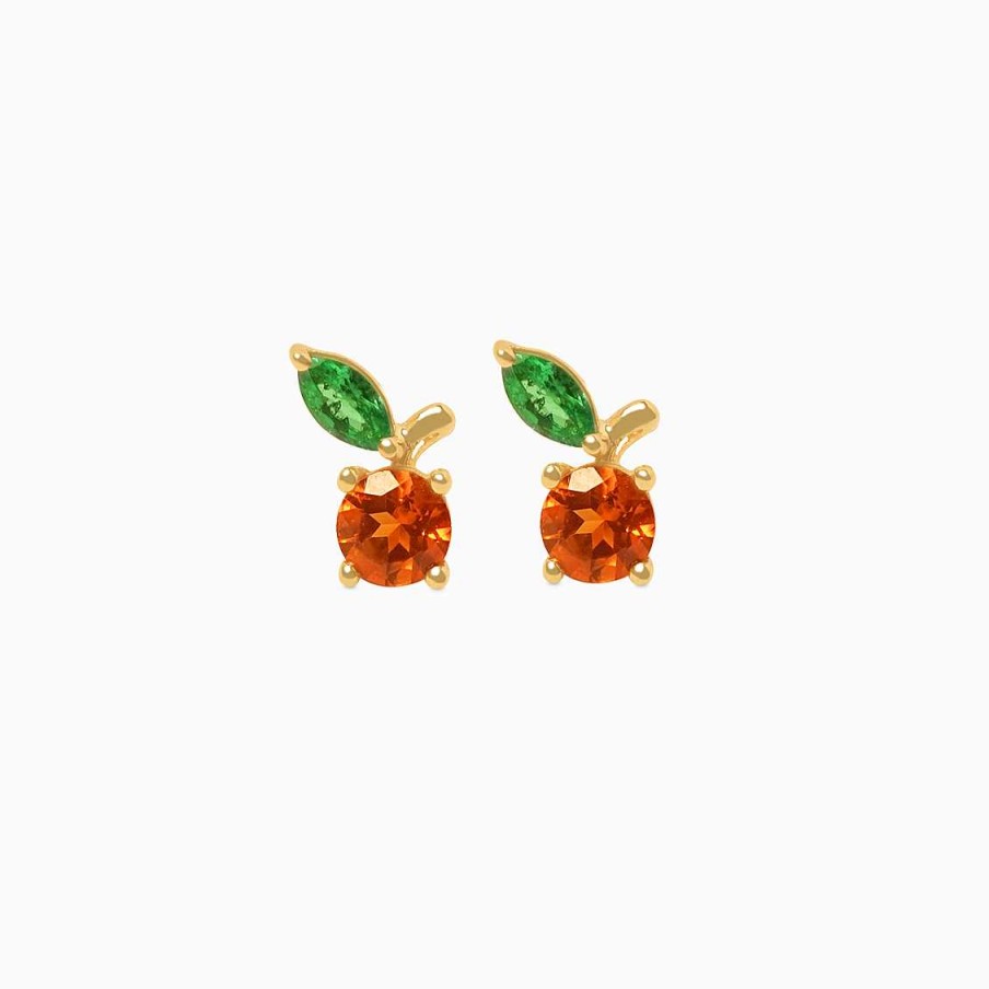 Aretes Aldo & Co | Aretes En Oro Amarillo De 18K Naranja