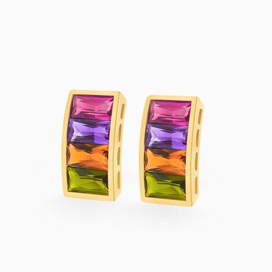 Aretes Aldo & Co | Aretes En Oro Amarillo De 18K Rainbow