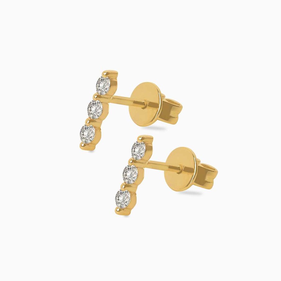 Aretes Aldo & Co | Aretes En Oro Amarillo De 18K Con Brillantes