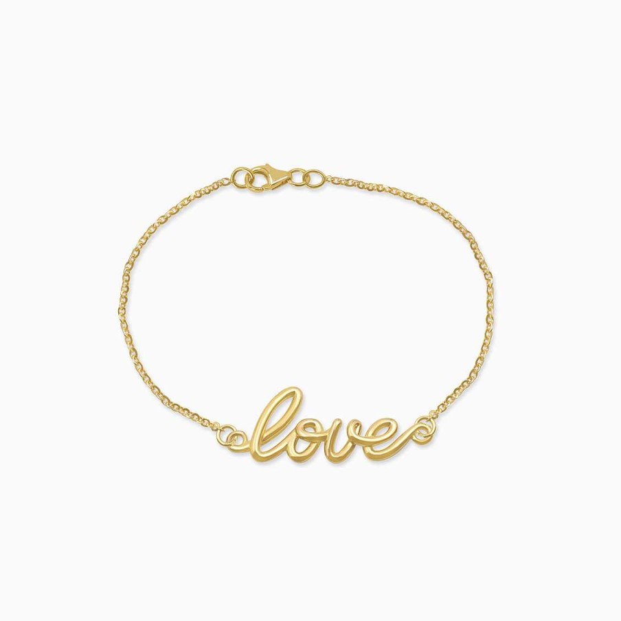 Pulseras Aldo & Co | Pulsera En Oro Amarillo De 18K Love Calado