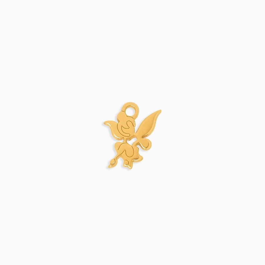 Choker Personalizado Aldo & Co | Charm En Oro Amarillo De 18K Tinker Bell