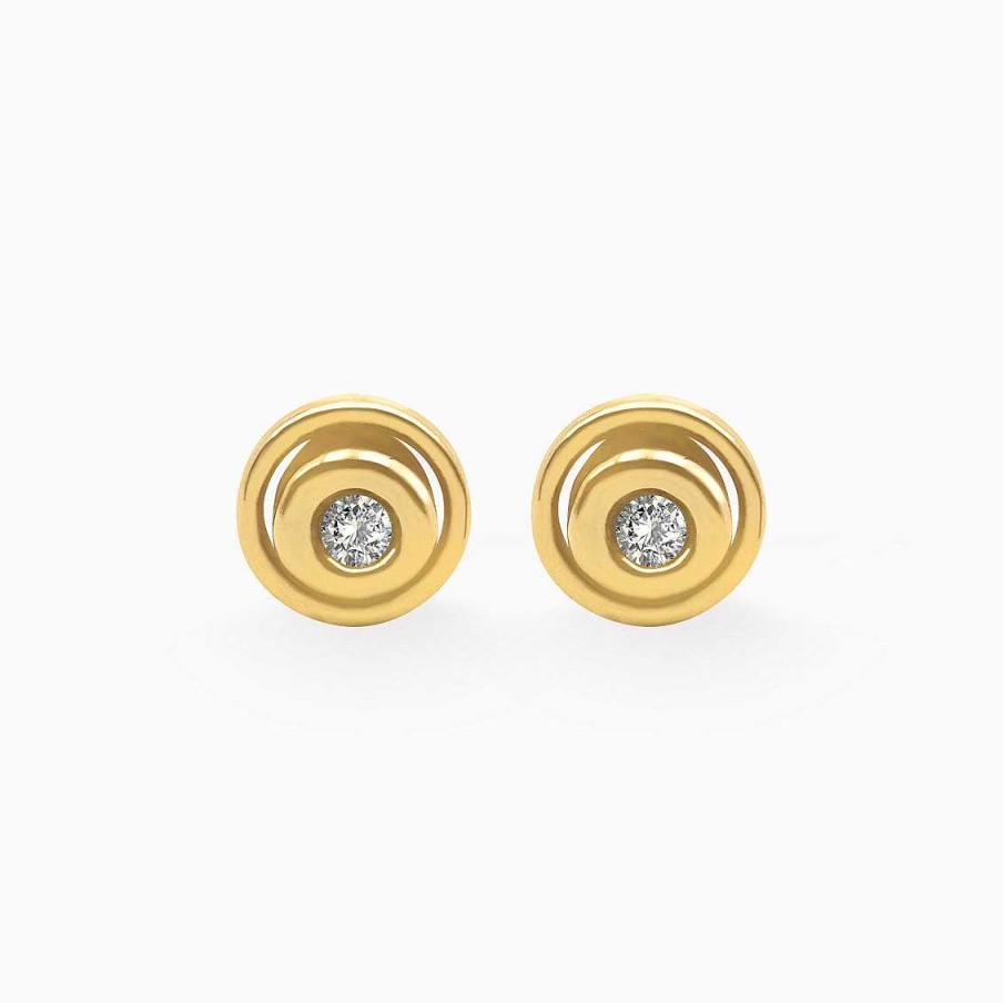 Aretes Aldo & Co | Aretes En Oro Amarillo De 18K Con Brillante