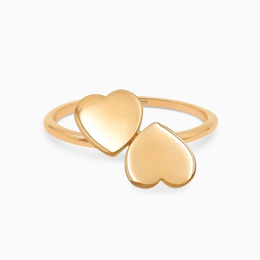 Anillos Aldo & Co | Anillo En Oro Rosado De 18K Corazones Invertidos