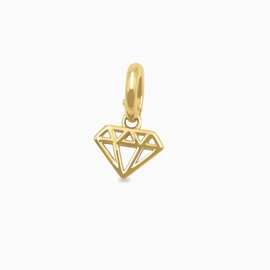 Dijes Aldo & Co | Charm En Oro Amarillo De 18K Diamante Calado