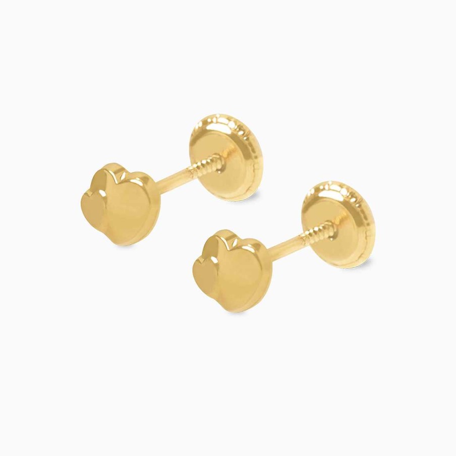 Piercings Aldo & Co | Aretes En Oro Amarillo De 18K Doble Coraz N