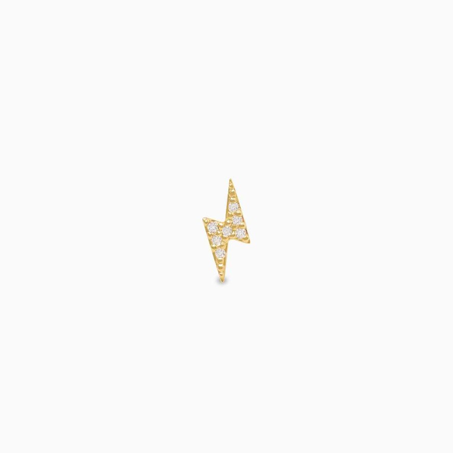 Piercings Aldo & Co | Piercing En Oro Amarillo De 18K Trueno Con Brillantes