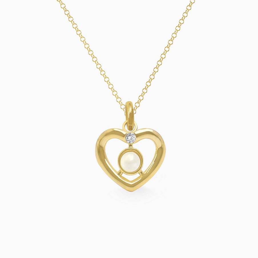 Dijes Aldo & Co | Dije Pearl Love En Oro Amarillo De 18K