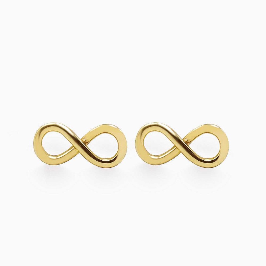 Aretes Aldo & Co | Aretes Infinito En Oro Amarillo De 18K