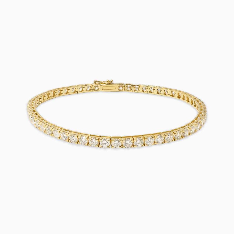 Pulseras Aldo & Co | Pulsera En Oro Amarillo De 18K Con Brillantes