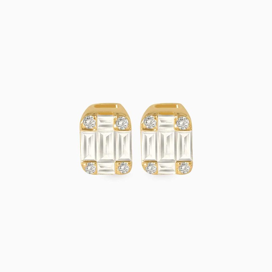 Aretes Aldo & Co | Aretes En Oro Amarillo De 18K Con Brillantes