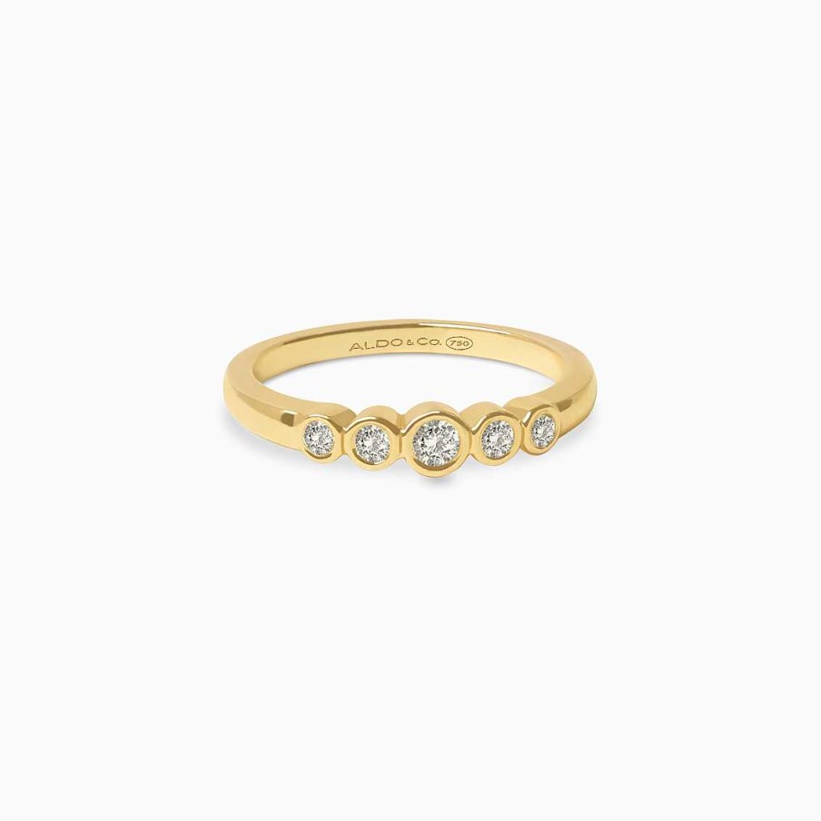 Anillos Aldo & Co | Anillo En Oro Amarillo De 18K Con Brillantes Degrad