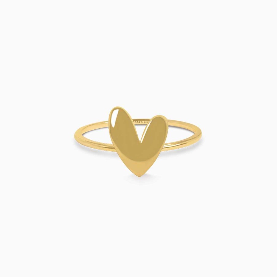 Anillos Aldo & Co | Anillo En Oro Amarillo De 18K Coraz N