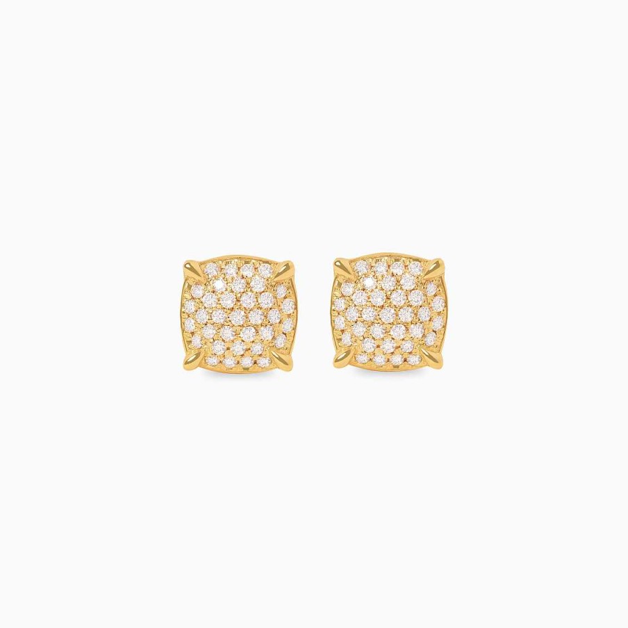 Aretes Aldo & Co | Aretes En Oro Amarillo De 18K Con Full Brillantes Pave