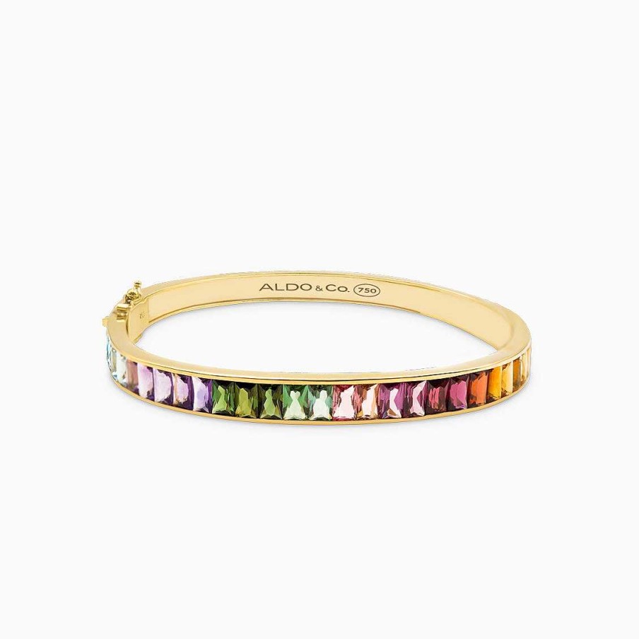 Pulseras Aldo & Co | Pulsera En Oro Amarillo De 18K Rainbow