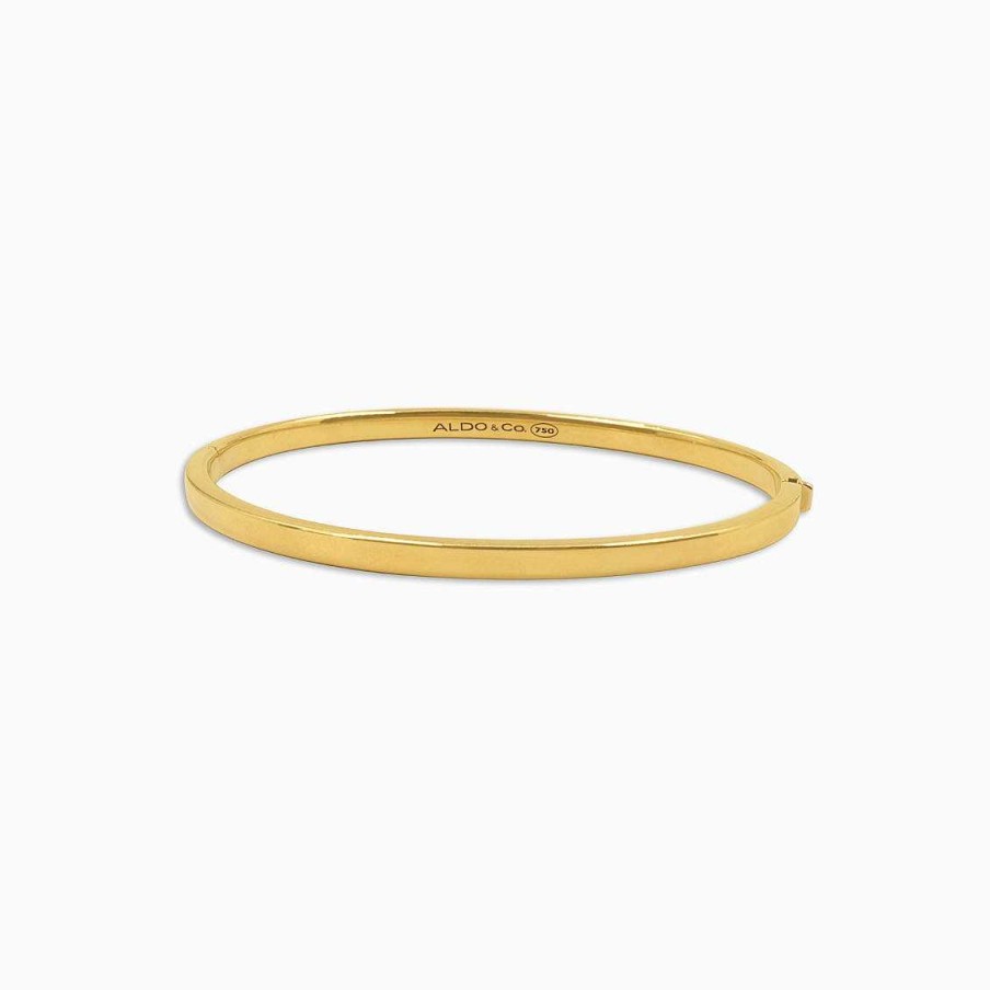 Pulseras Aldo & Co | Bangle En Oro Amarillo De 18K Cinta