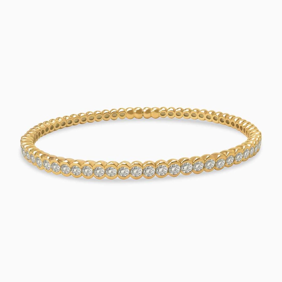 Pulseras Aldo & Co | Pulsera En Oro Amarillo De 18K Medio Riviere En Degrad R Gida