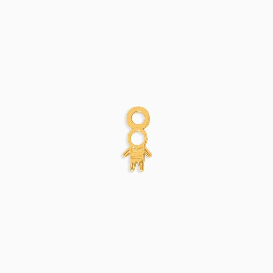 Choker Personalizado Aldo & Co | Charm En Oro Amarillo De 18K Ni O