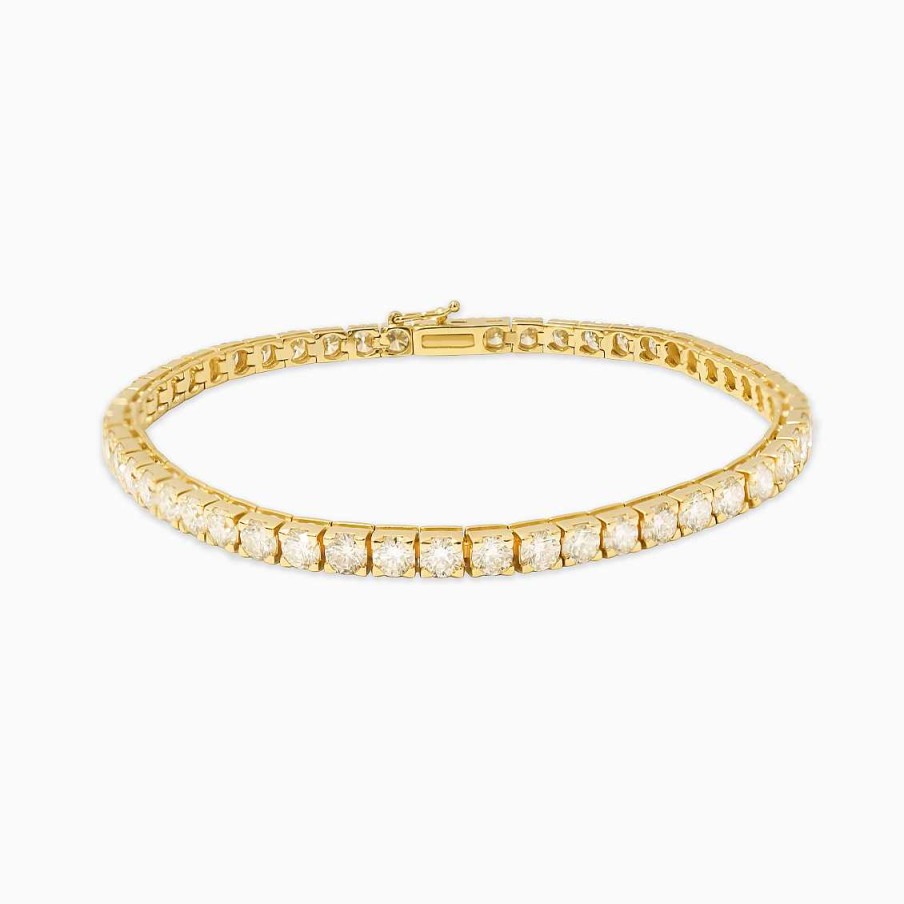 Pulseras Aldo & Co | Pulsera En Oro Amarillo De 18K Con Brillantes